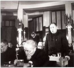 1953年1月傅作义在中央人民政府委员会举行的第20次会议上发言