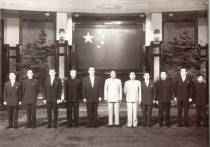 1955年6月30日毛泽东接受弗拉吉米尔•波波维奇递交国书后合影