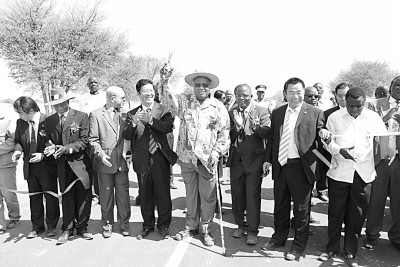 2010年8月21日，纳米比亚134公里道路项目进行了通车典礼剪彩仪式。纳米比亚总统高度赞扬说“这是纳米比亚国家独立以来建设质量最好的道路。”